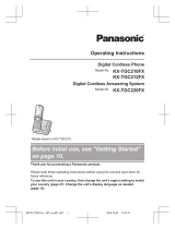 Panasonic KXTGC220FX Operating instructions
