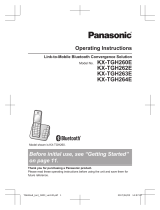 Panasonic KXTGH263E Operating instructions