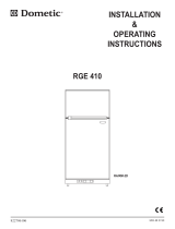 Dometic RGE410 User manual