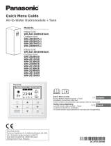 Panasonic WHUX09HE8 Operating instructions