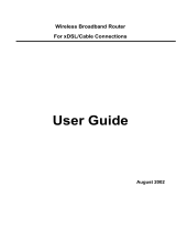 Broadband Products Network Router xDSL/Cable User manual
