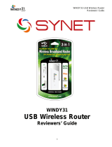 Synet electronic Network Router WINDY31 User manual