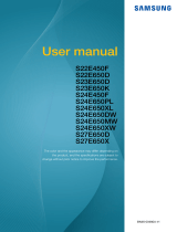 Samsung S24E650MW User manual