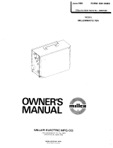Miller MILLERMATIC 70A Owner's manual