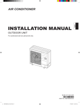 Fujitsu ARGA30FMTA-M Installation guide