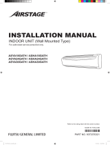 Fujitsu ASZA30GACH Installation guide