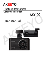 AKEEYOCar Camera-Dash Cam Front and Rear, AKEEYO 1080P 140° Dash Camera
