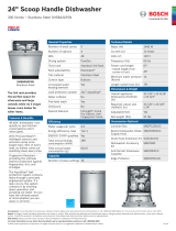 Bosch SHS843AF5N Dimensions Guide