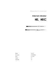 Wacker Neuson Internal Vibrator IE 45/42/5 User manual