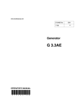 Wacker Neuson G3.3AE User manual