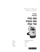 Wacker Neuson PS2500 User manual