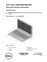Dell Vostro 1550 Owner's manual