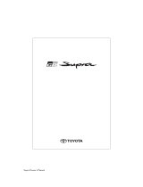 Toyota 2020 Supra Owner's manual
