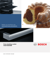 Bosch Electric range cooker User manual