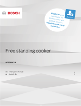 Bosch Electric range cooker User guide