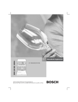Bosch SE25E252FF/82 User manual