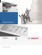 Bosch Dishwasher integrated stainless steel Operating instructions
