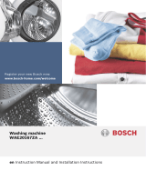 Bosch WAE20167ZA/47 Operating instructions
