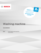 Bosch WAX32MH9GB User manual and assembly instructions