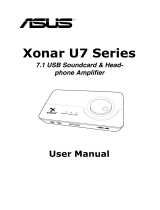 Asus Xonar U7 Echelon Edition User manual