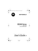 Motorola MD490 User guide