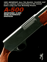 Browning A-500 Owner's manual