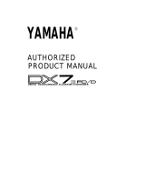 Yamaha D-7 User manual