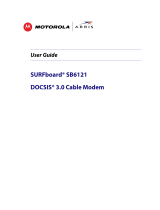 Motorola DOCSIS 3.0 SB6121 User manual