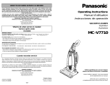 Panasonic MC-V7710 User manual
