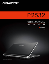 Gigabyte P2532N User manual