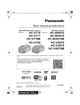 Panasonic HC-WX970M User manual