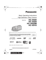 Panasonic HCX920EP Owner's manual
