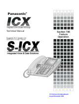 Panasonic S-ICX Operating instructions