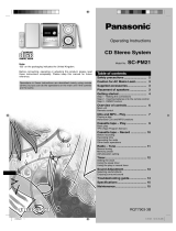 Panasonic SCPM21 User manual