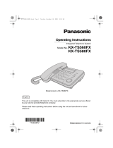 Panasonic KXTS560FX Owner's manual