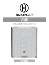 Harbinger V2218S User manual