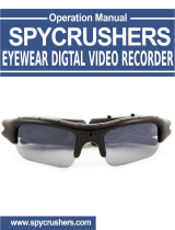 SPYCRUSHER DVR Sunglasses Operating instructions