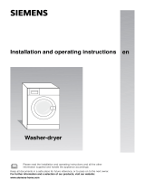 Bosch WKD28350GB Installation Instructions, Instructions for Use, Programme Table Installation And Operating Instructions Manual