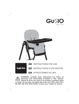 GUSIO Inglesina High Chair User manual