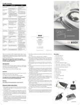 Bosch TDS2511GB User manual