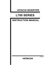 Hitachi L700-750H User manual