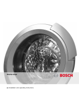 Bosch WKD28350GB Installation Instructions, Instructions for Use, Programme Table Installation And Operating Instructions Manual