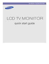 Samsung P2370HD Quick start guide