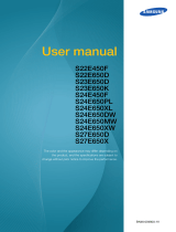Samsung S24E650BW User manual