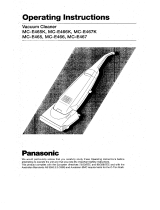 Panasonic MCE466 Operating instructions