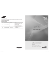 Samsung LCD TV User manual