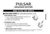 Pulsar PEG772 User manual