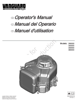 Simplicity VANGUARD 290000 User manual