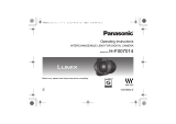 Panasonic HF007014E Owner's manual