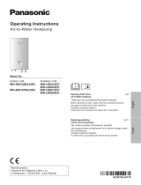 Panasonic WHUD07JE5 Operating instructions